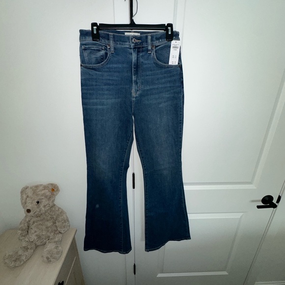GAP 70s Flare Ultra High Rise Jeans – 29 Tall (Dark Wash, NWOT) - Picture 5 of 7